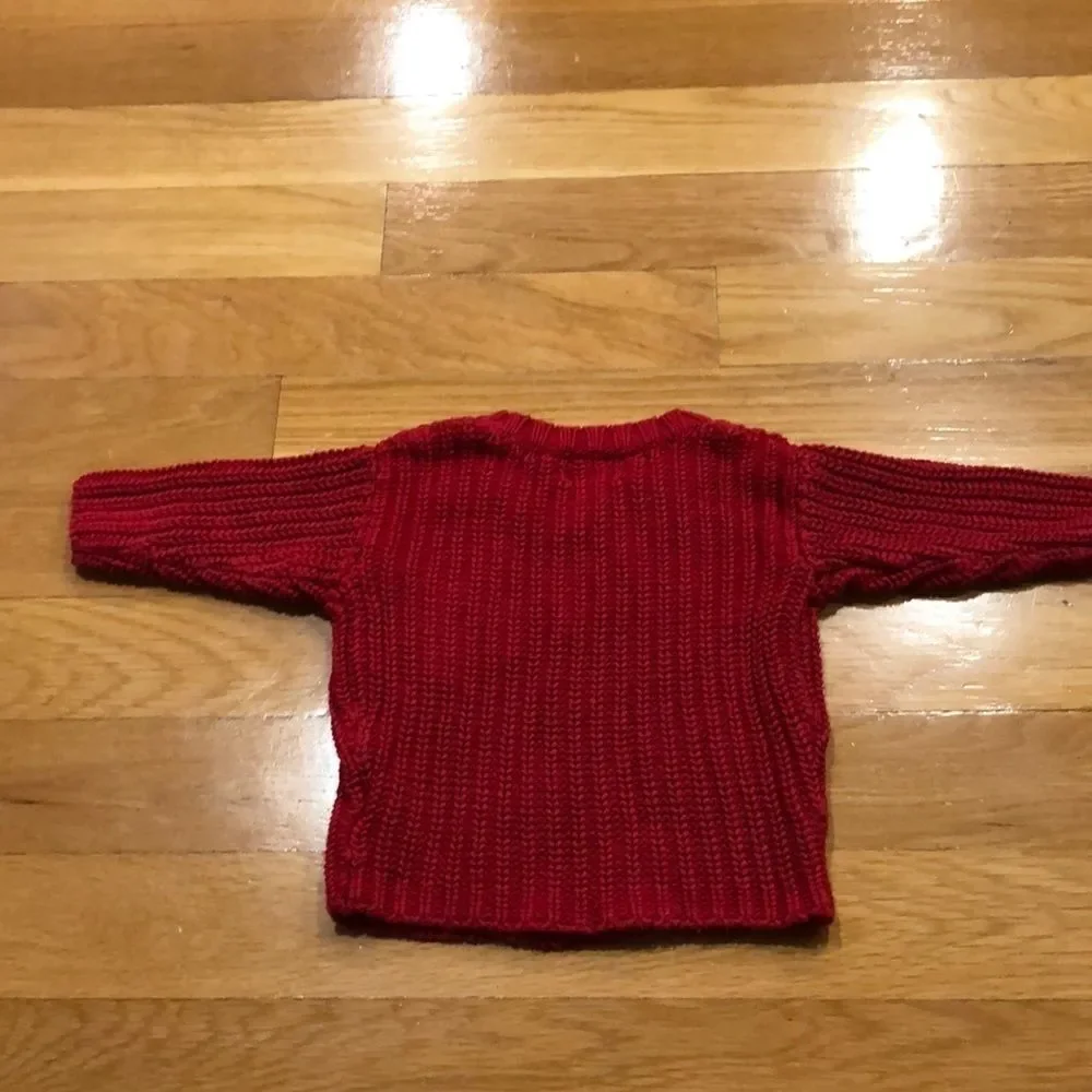 Old Navy 12-18M Red Sweater